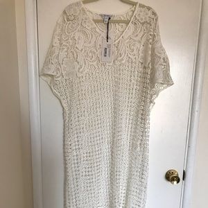 NAKD lace Sheer Mumu Maxi Dress.